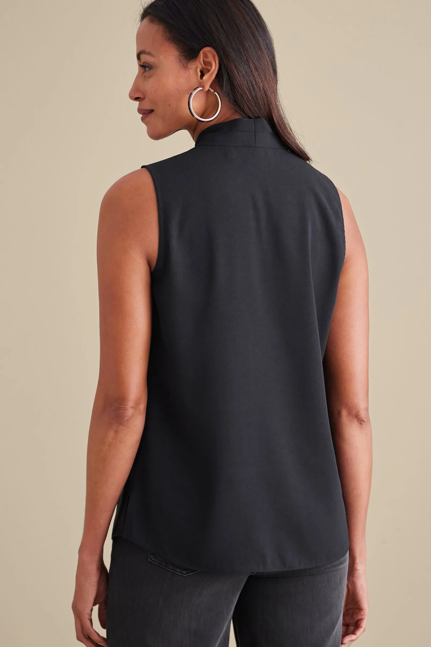 Everyday Styles|sleeveless-Soft Surroundings Akira Tank Black