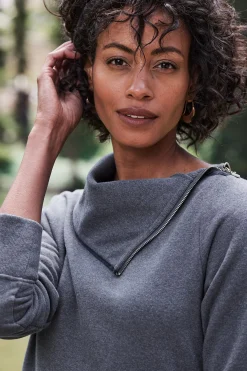 Into The Blues|Everyday Styles-Soft Surroundings Angie Tunic Cabernet Heather