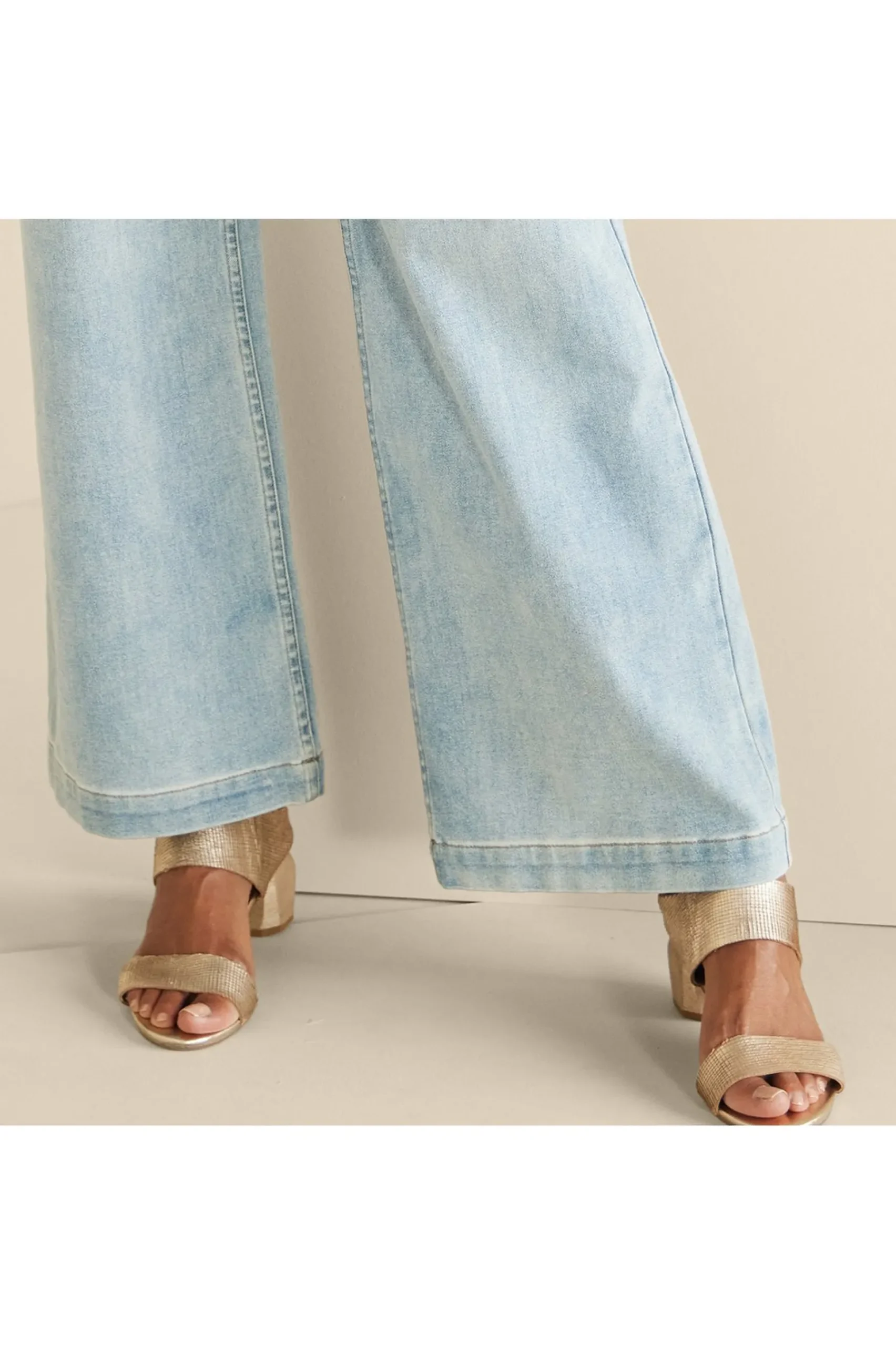 sandals|slides & mules-Soft Surroundings Antelope Amelia Textured Sandal Gold