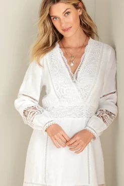 Feminine Flourish|Global Artistry-Soft Surroundings Araminta Dress White