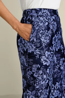 EVelvet Styles|full length-Soft Surroundings Aria Velvet Wide Leg Pants Cabernet