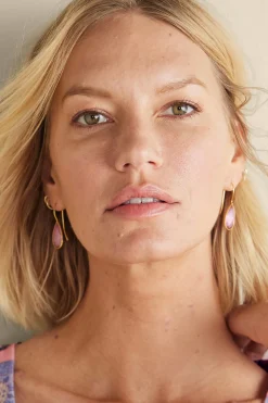 Earrings|earrings-Soft Surroundings Aurora Drop Earring Pink