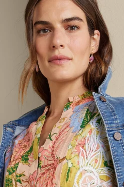 Earrings|earrings-Soft Surroundings Aurora Drop Earring Pink