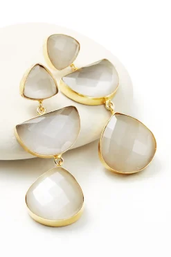 Earrings|earrings-Soft Surroundings Aurora Tiered Earring Rose