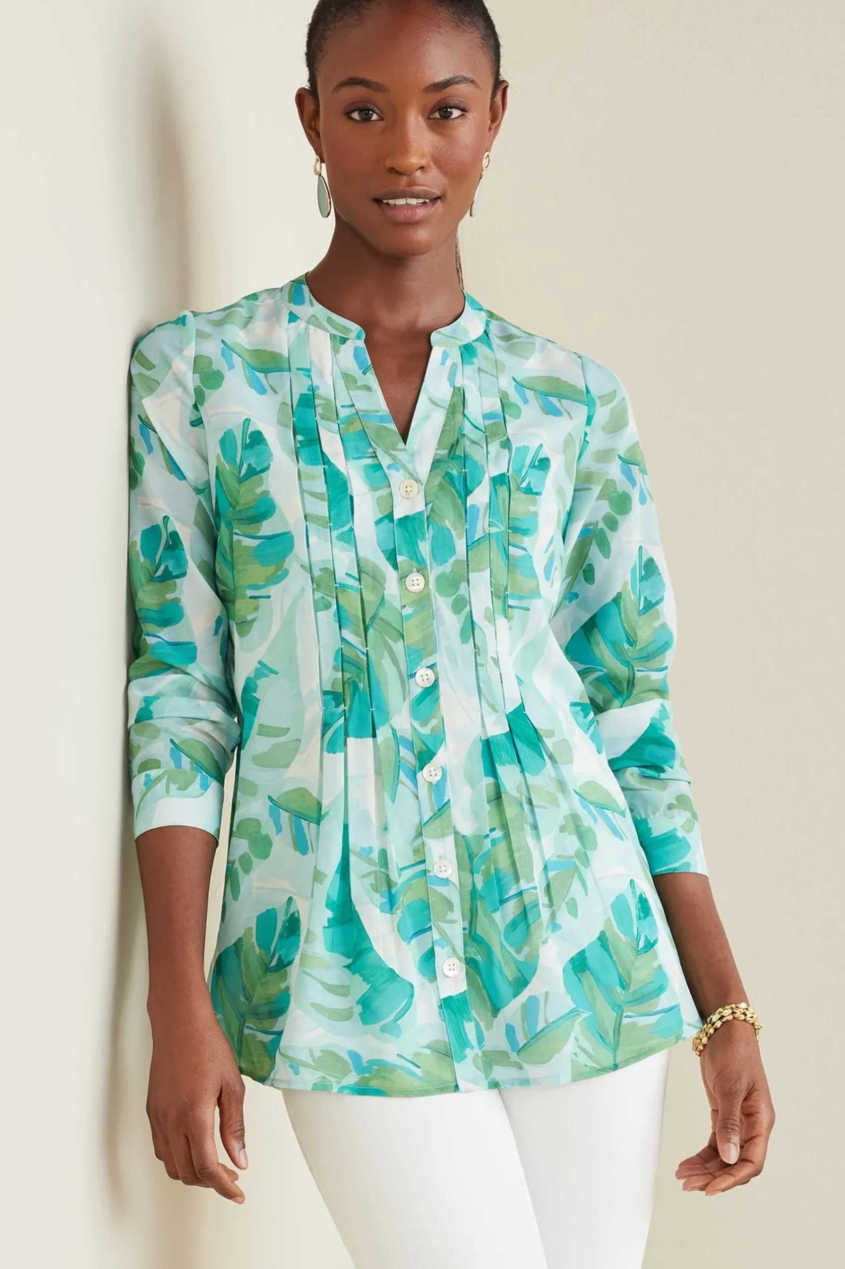 Feminine Flourish|Vacation Shop-Soft Surroundings Baroque Top & Cami Multi Floral