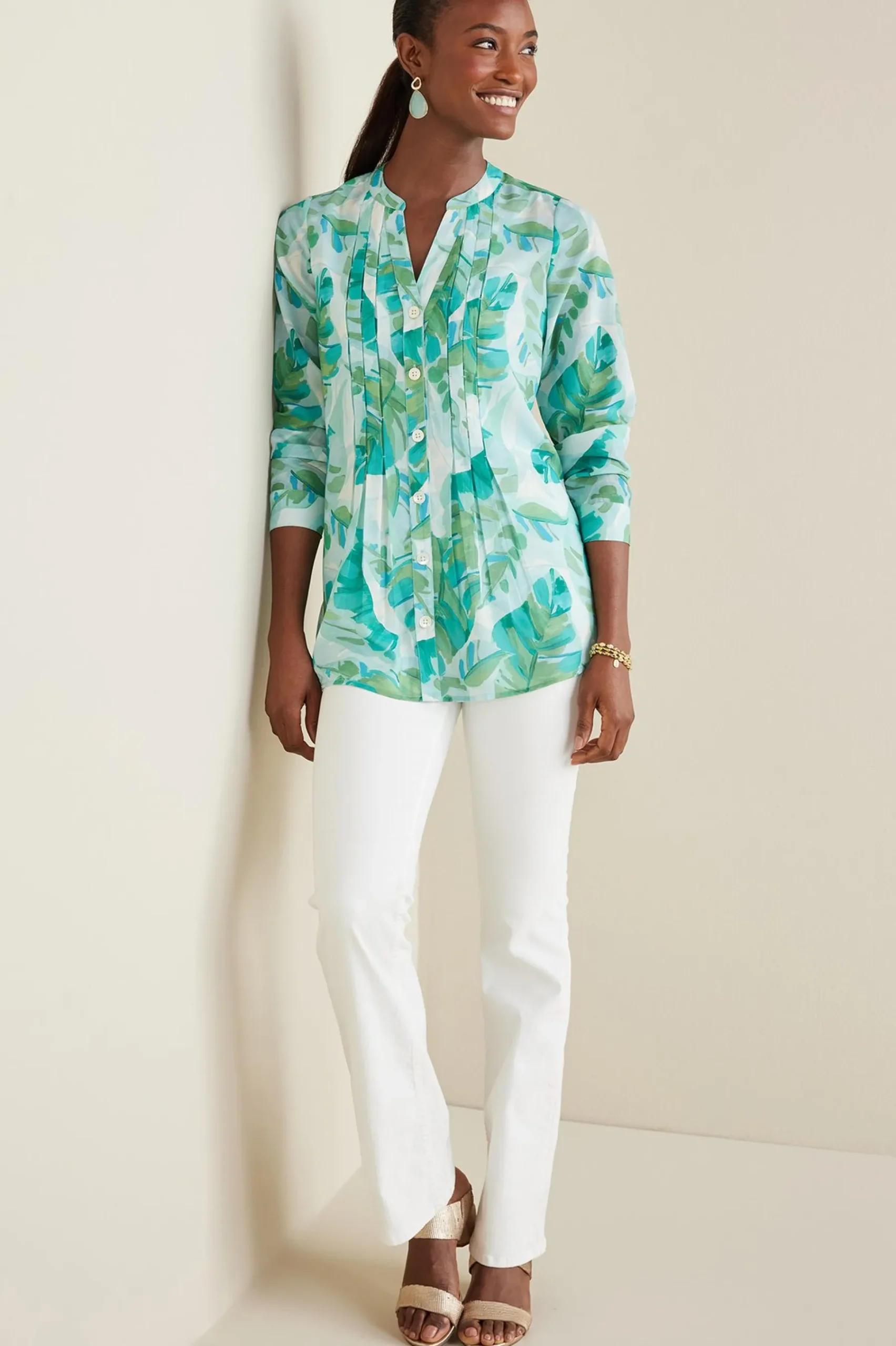 Feminine Flourish|Vacation Shop-Soft Surroundings Baroque Top & Cami Multi Floral