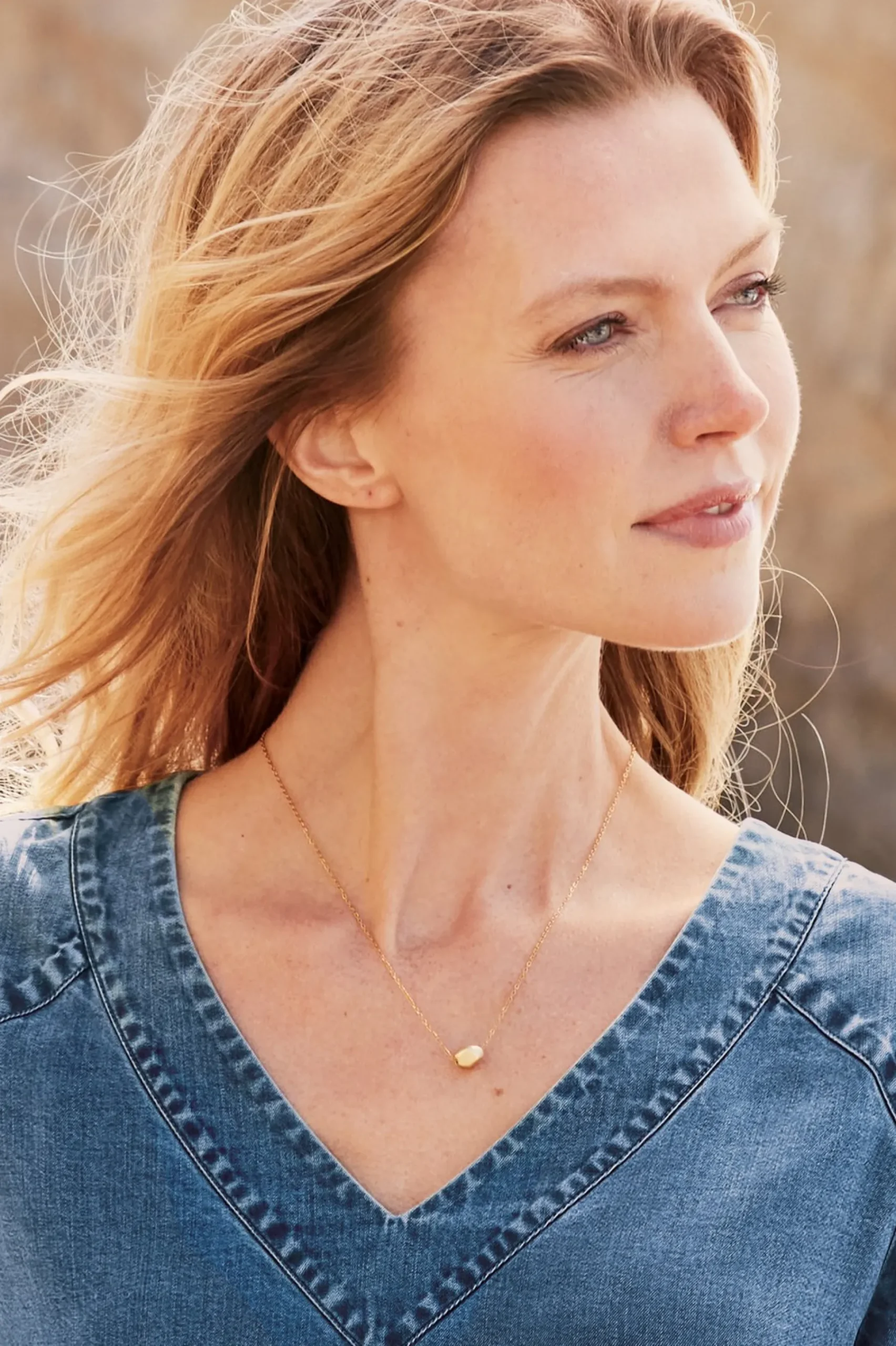 Necklaces|necklaces-Soft Surroundings Béljoy™ Friend Pendant Necklace Gold