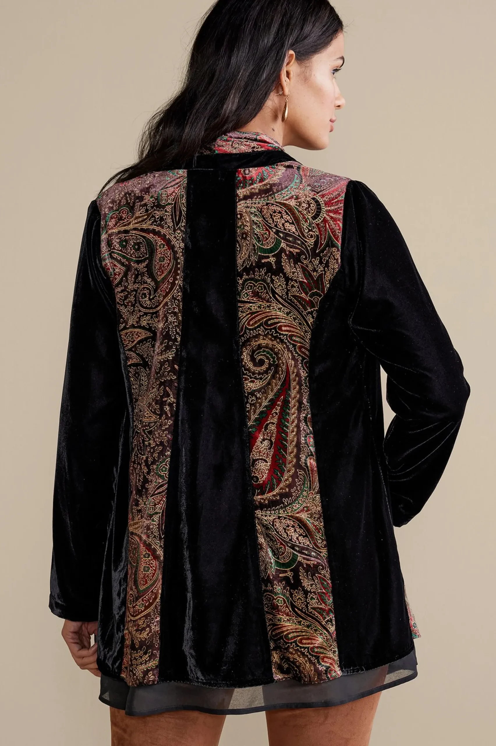 Global Artistry|Jackets & Coats-Soft Surroundings Castle Garden Jacket Paisley Multi