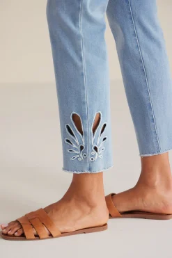 leggings|crop-Soft Surroundings Catalina Jeans Everwash