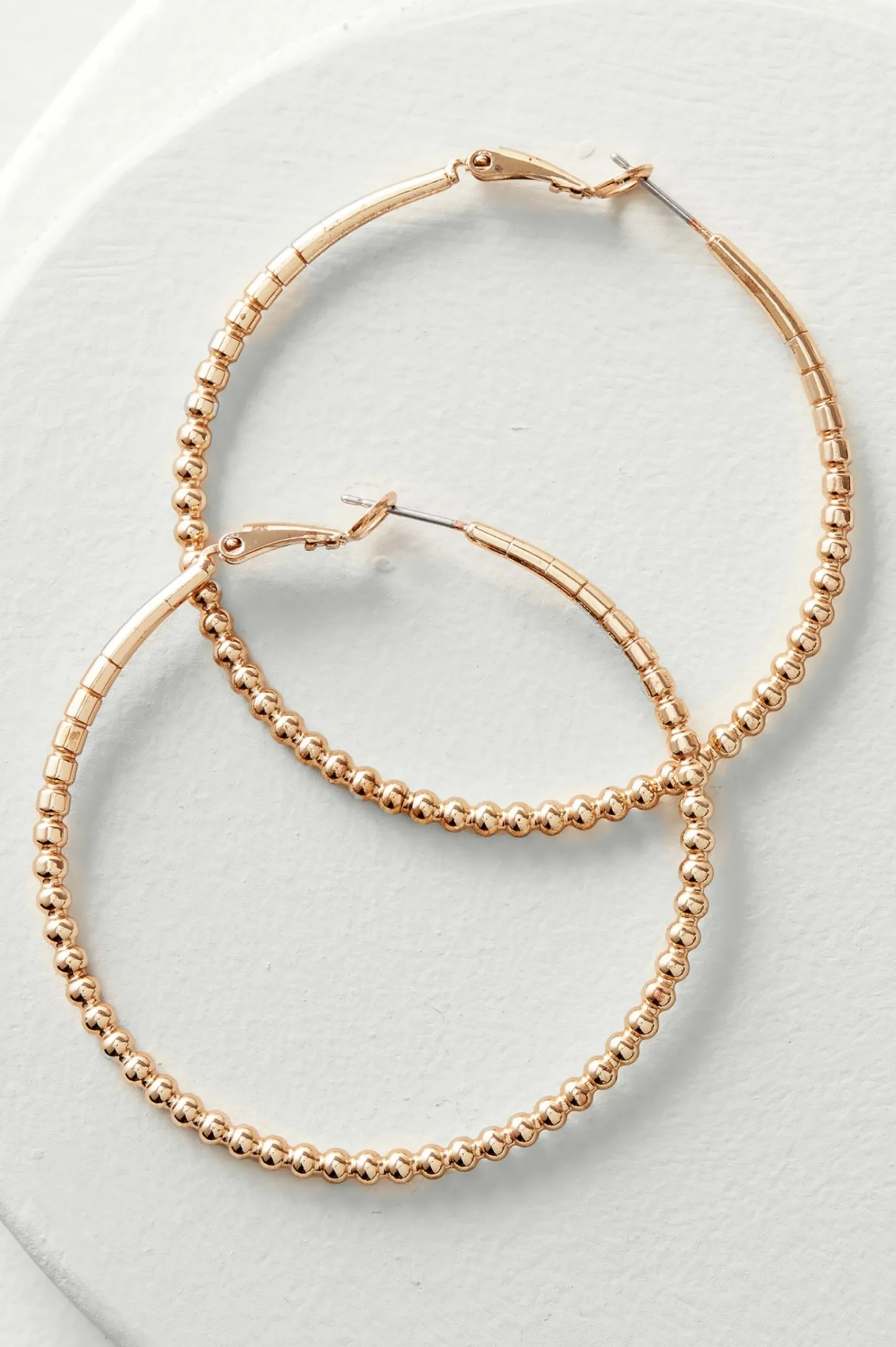 Earrings|earrings-Soft Surroundings Circa Hoop Earring Silver