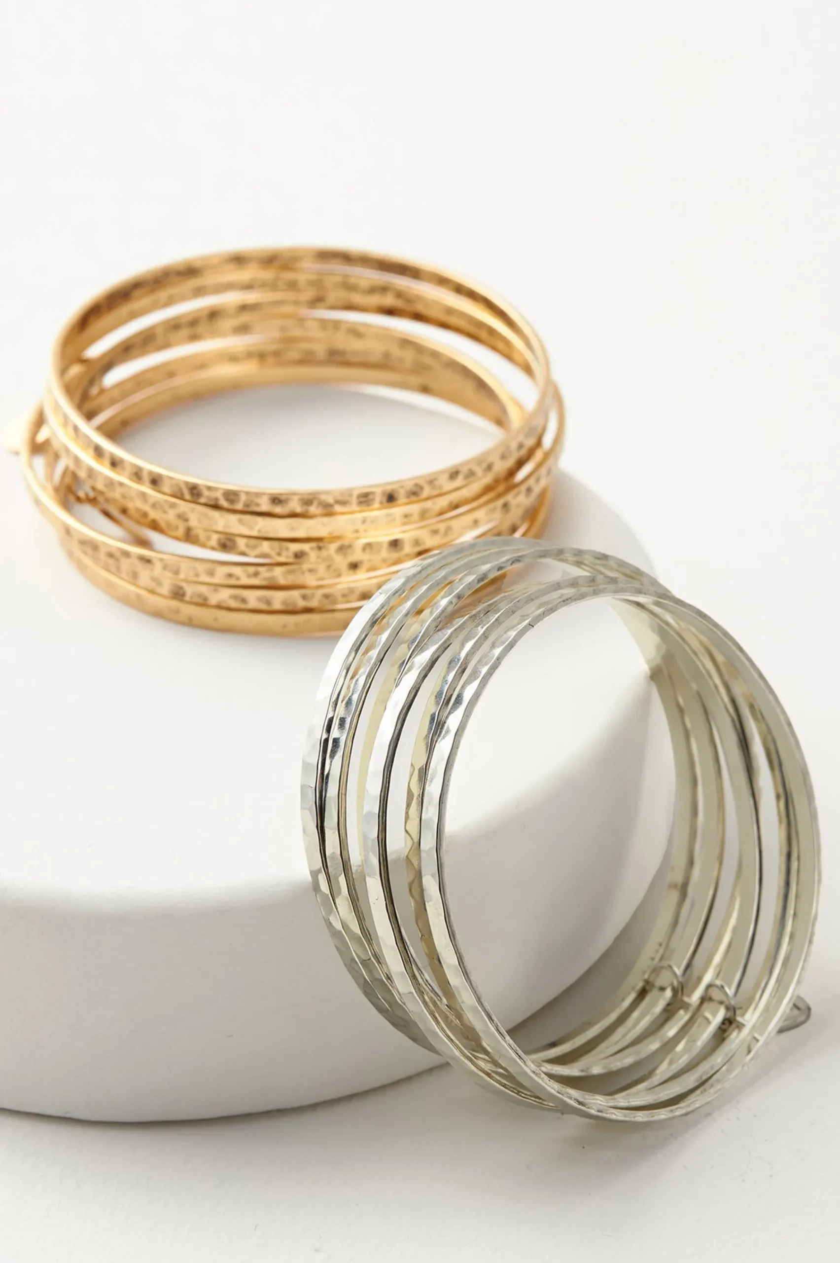 Bracelets|bracelets-Soft Surroundings Cosette Cuff Set Silver