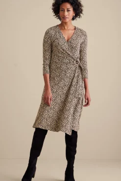 between season|solids-Soft Surroundings Damaria Dress Red Ochre