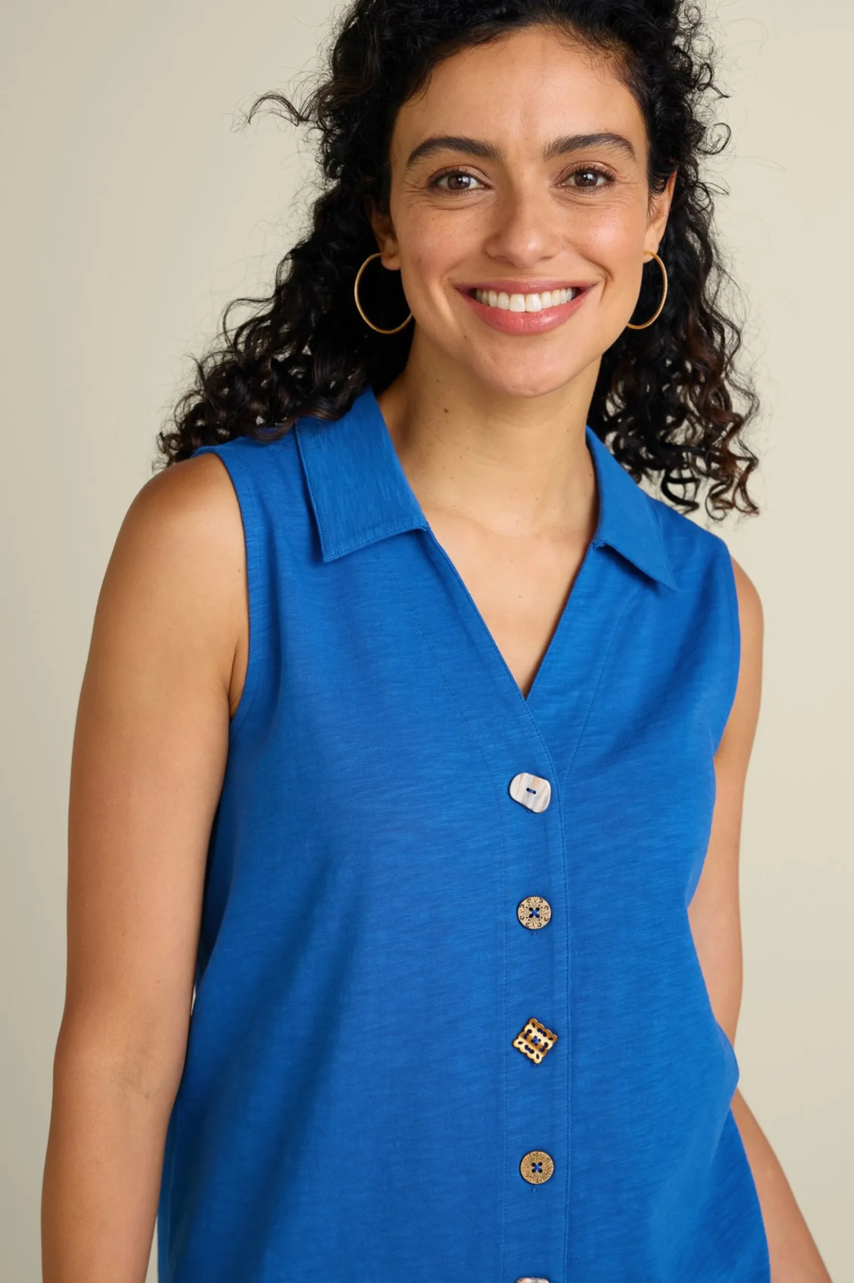 sleeveless|shirts-Soft Surroundings Danielle Sleeveless Tunic Black