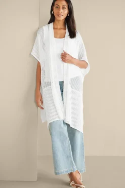 Scarves & Wraps|cover ups-Soft Surroundings Dominica Beach Cover-Up Black