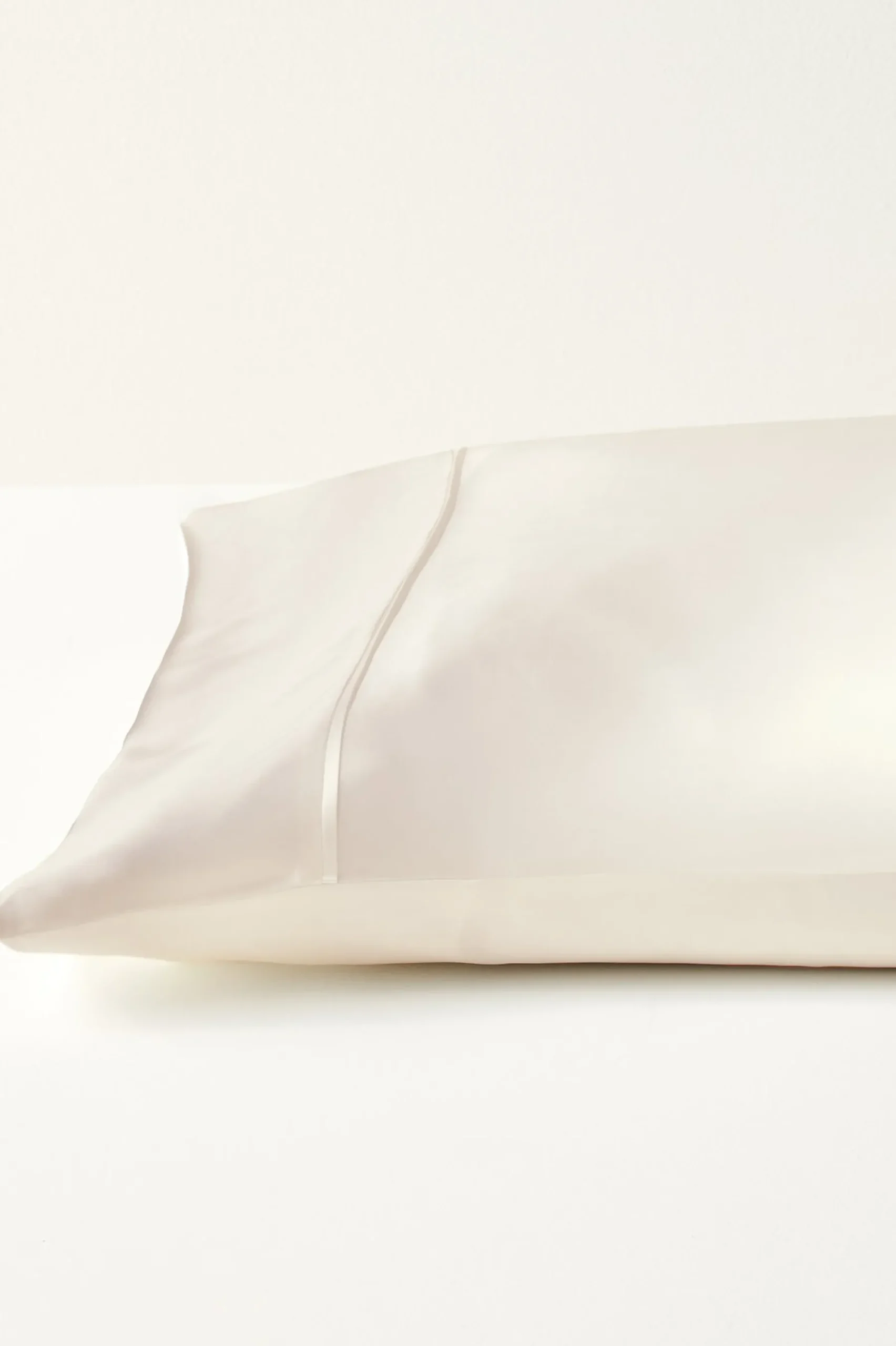 pillowcases & shams-Soft Surroundings Dreamy Silk Pillowcase Misty Blue
