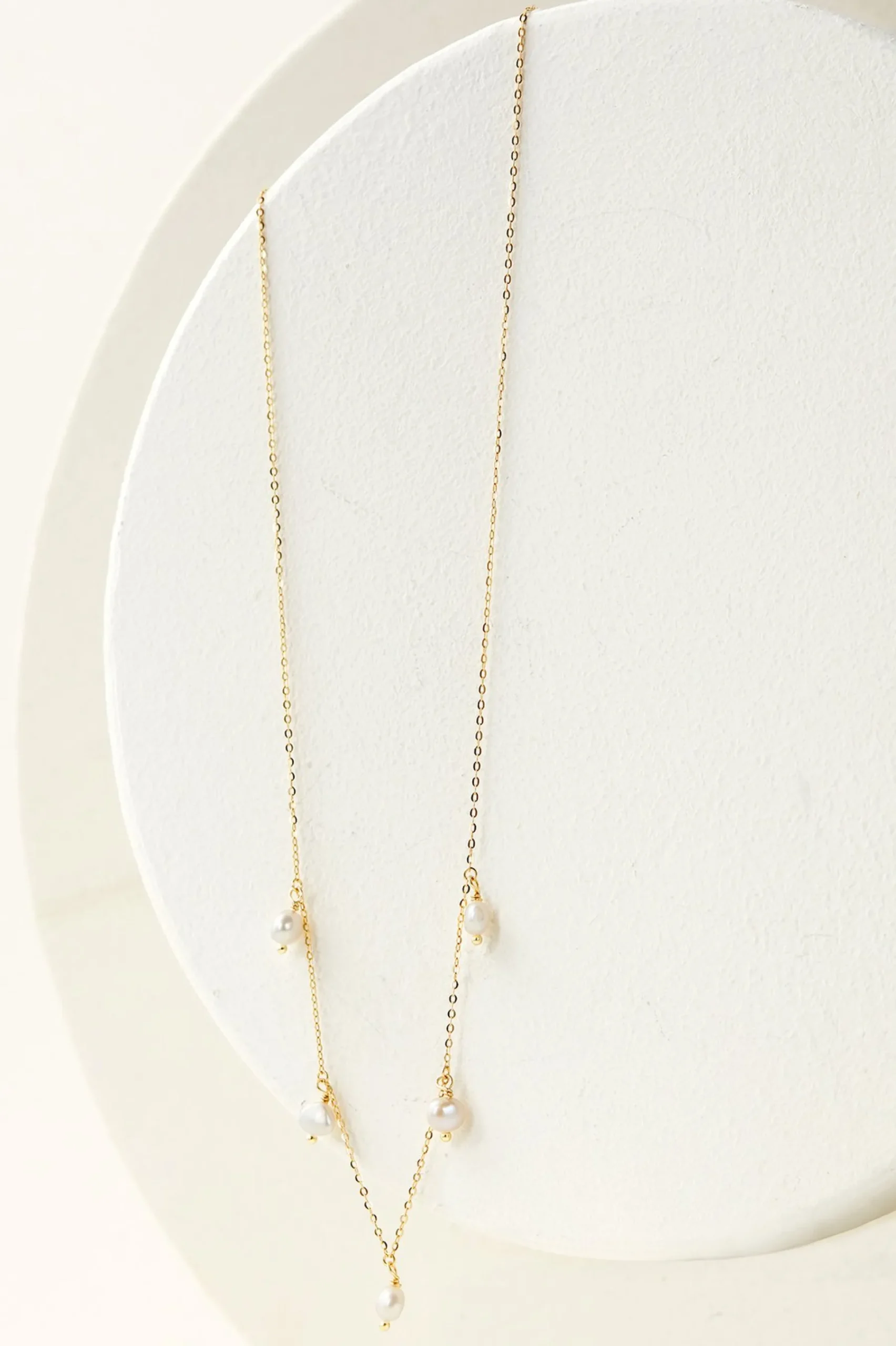 Necklaces|necklaces-Soft Surroundings Estella Petite Pearl Necklace Gold/Pearl