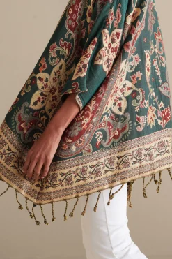Global Artistry-Soft Surroundings Eve Topper Paisley Multi