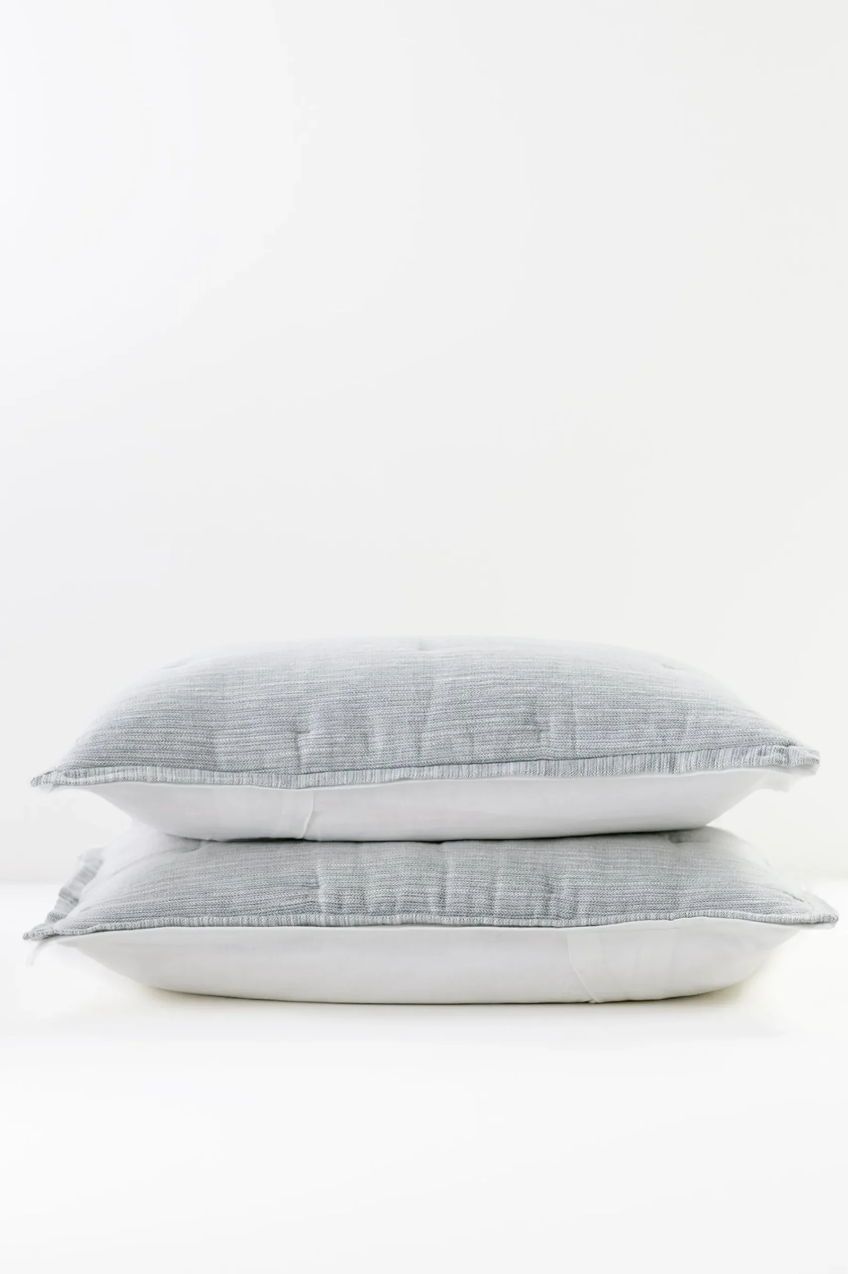 pillowcases & shams-Soft Surroundings Evie Textured Sham Silver Sea