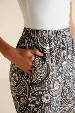 Vacation Shop|full length-Soft Surroundings Fleur Pants Global Paisley