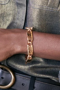 Bracelets|bracelets-Soft Surroundings Francesca Small Toggle Bracelet Silver