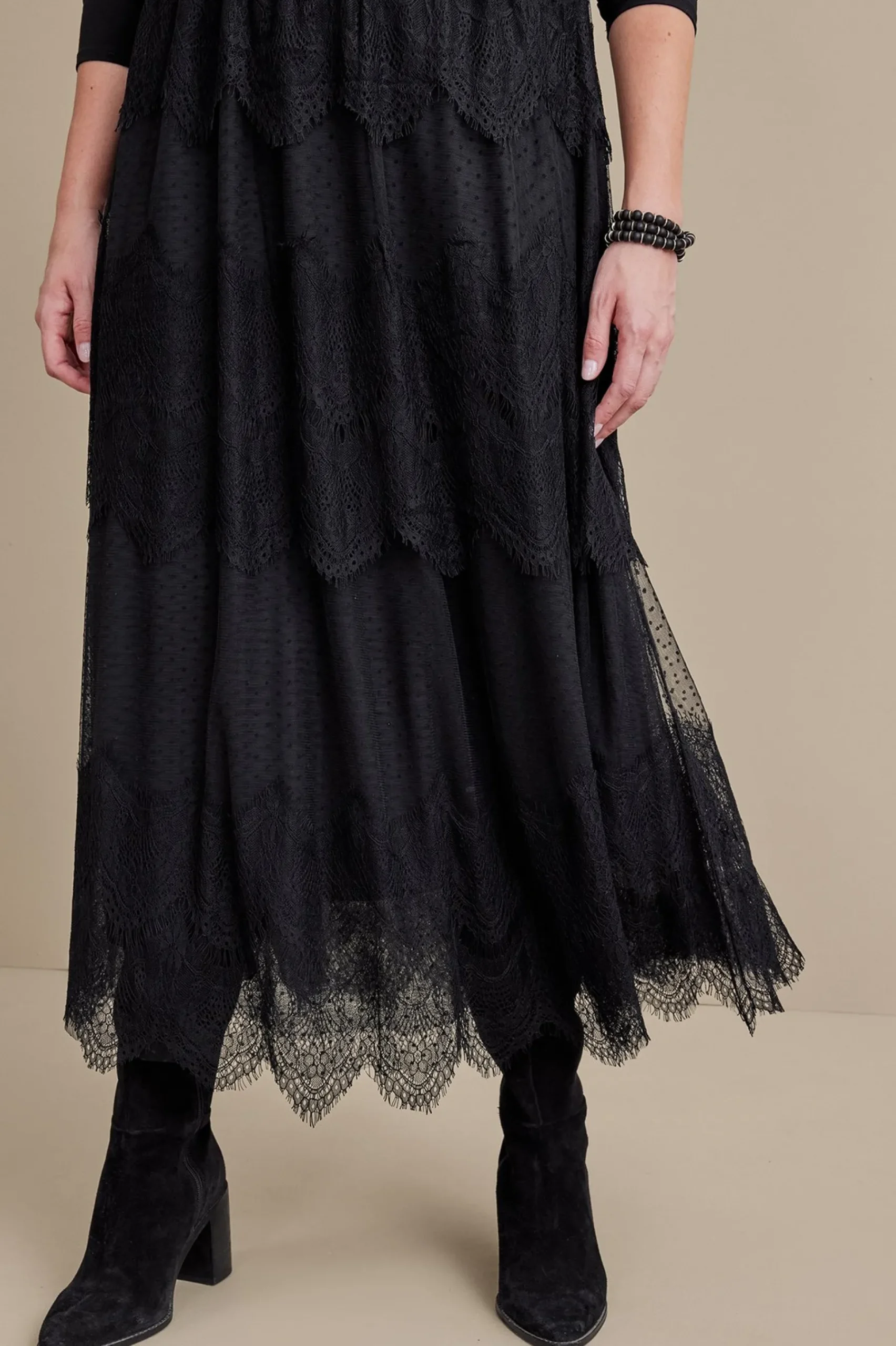 between season|forever favorites-Soft Surroundings Frederica Dress Black