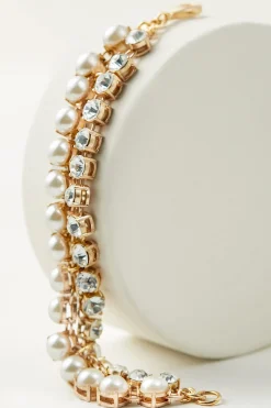 Bracelets|bracelets-Soft Surroundings Gretta Heirloom Bracelet Pearl