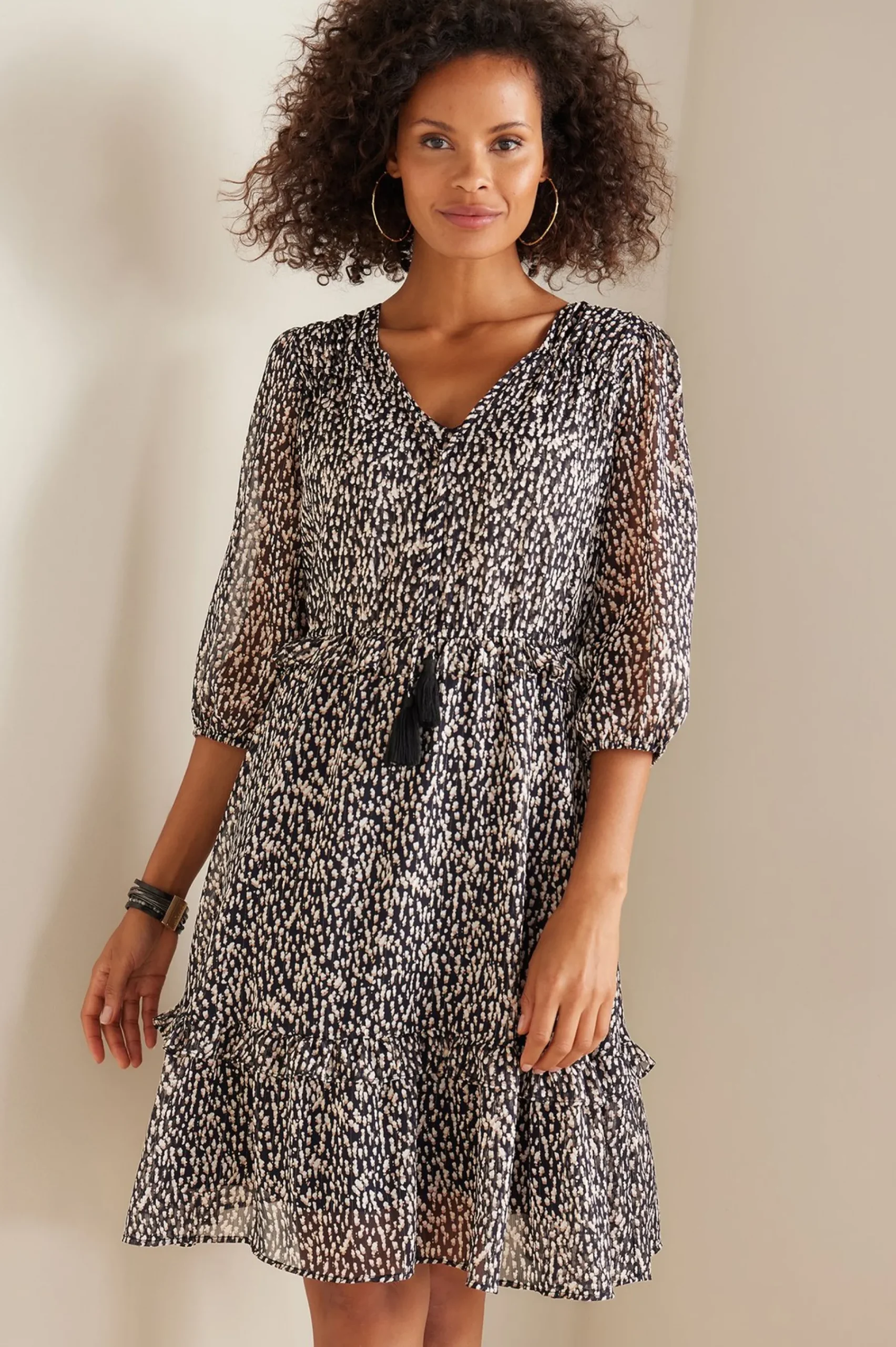 forever favorites|vacation dresses-Soft Surroundings Hazel Dress Black