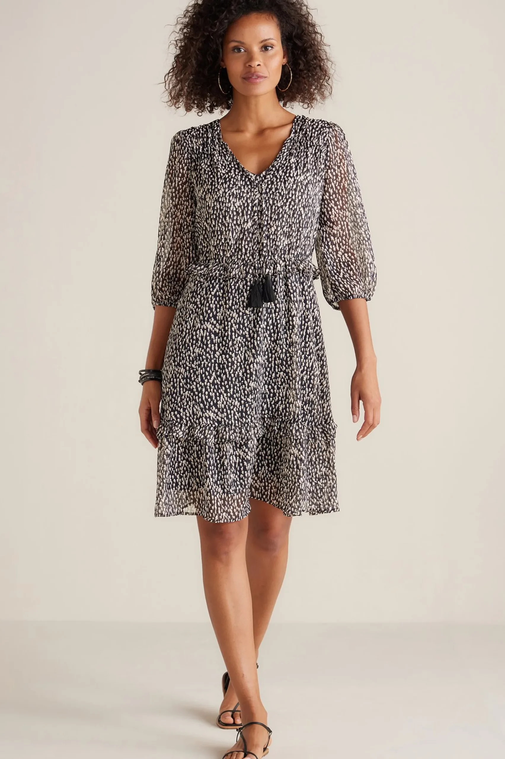 forever favorites|vacation dresses-Soft Surroundings Hazel Dress Black