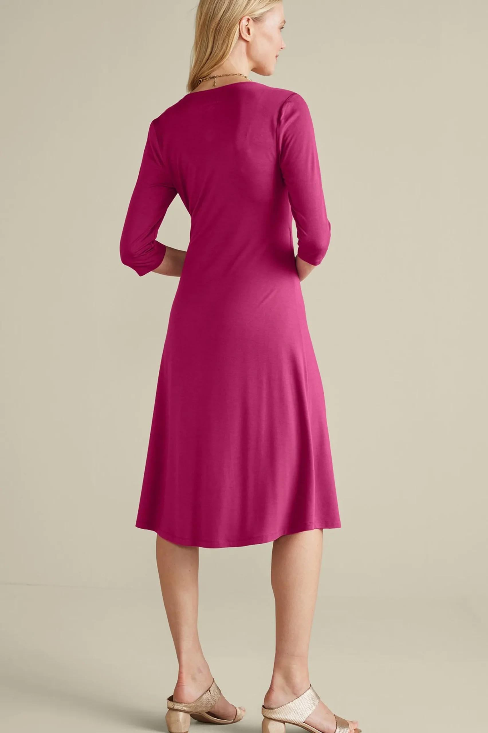 Feminine Flourish|between season-Soft Surroundings Hyannis Dress Black