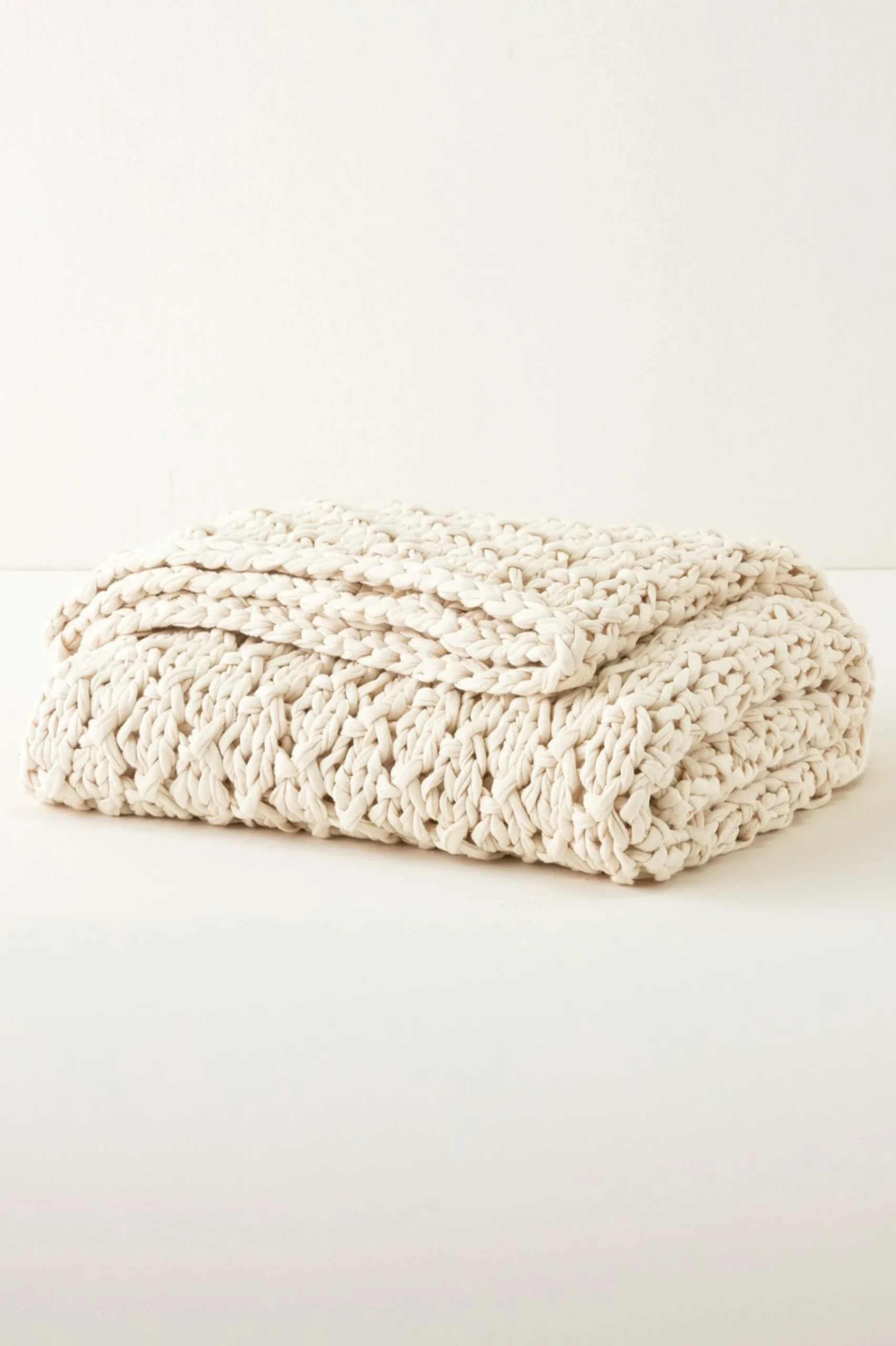 Throws|blankets & throws-Soft Surroundings Kali Knit Throw Indigo