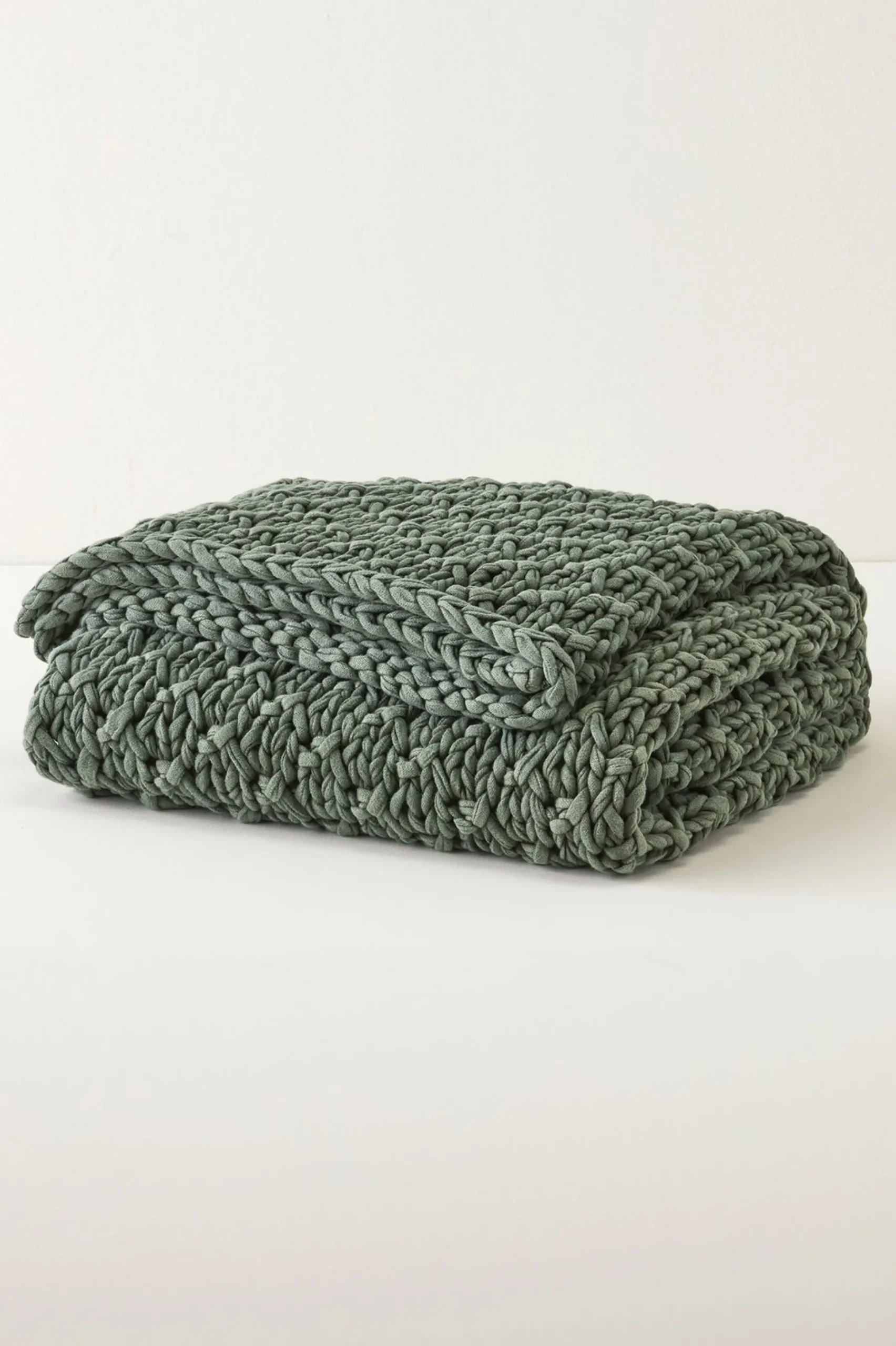 Throws|blankets & throws-Soft Surroundings Kali Knit Throw Indigo