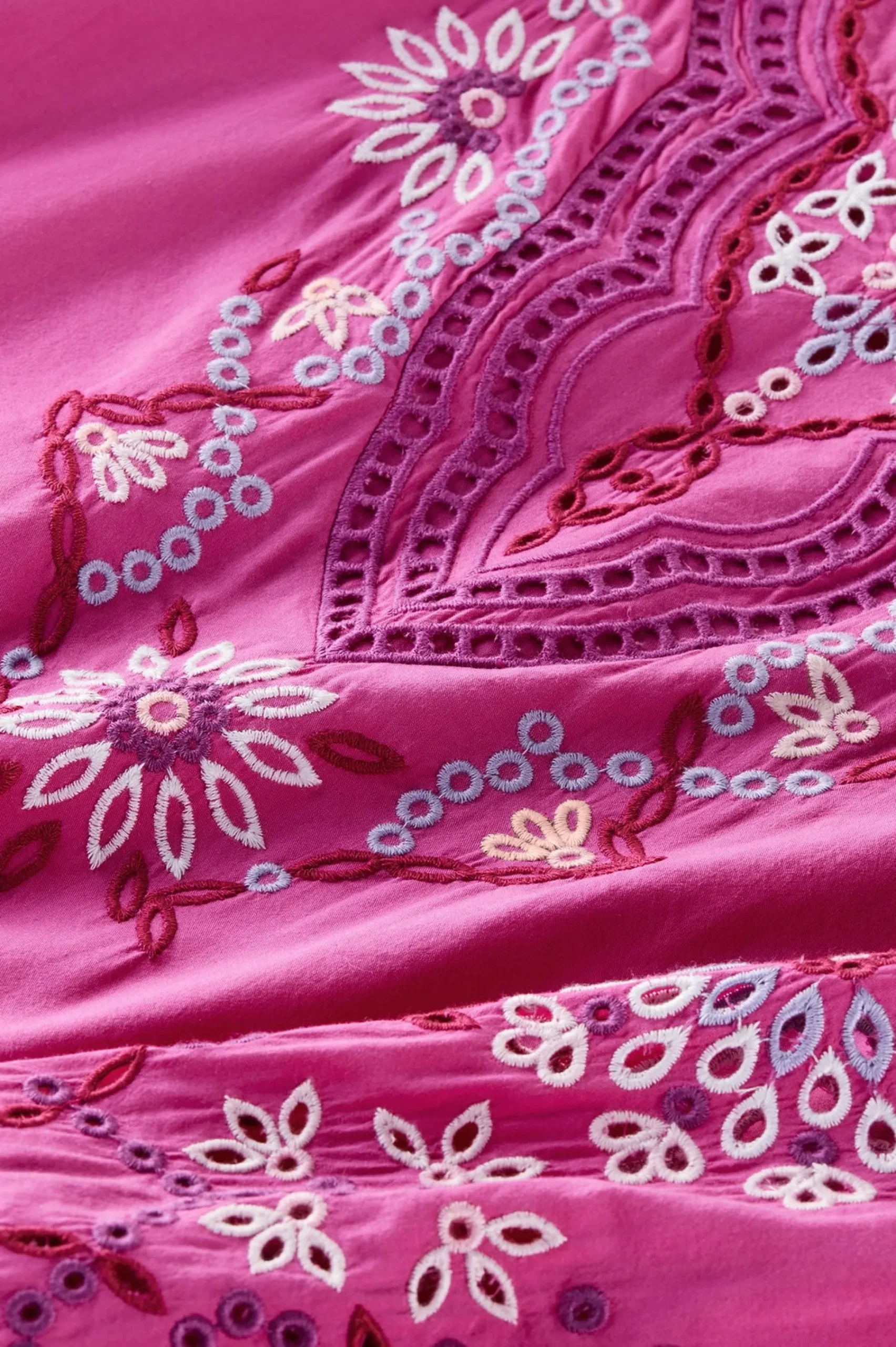 Feminine Flourish|Vacation Shop-Soft Surroundings Laney Voile Blouse Rose Violet