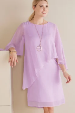 solids|short-Soft Surroundings Mariah Silk Dress Aquatic Blue