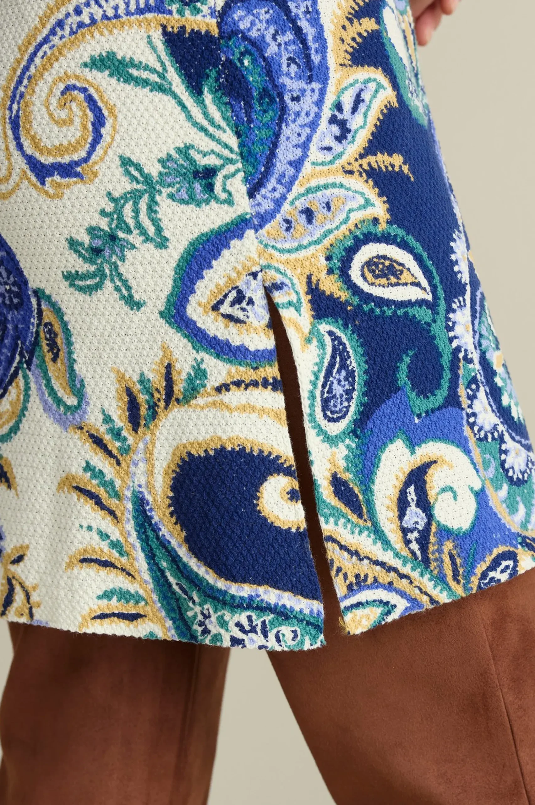 Vacation Shop|Sweaters & Cardigans-Soft Surroundings Marin Cardigan Chambray Paisley