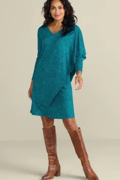 solids|short-Soft Surroundings Marla Dress Dark Brown