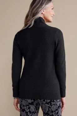 Everyday Styles|Sweaters & Cardigans-Soft Surroundings Meera Sweater Black