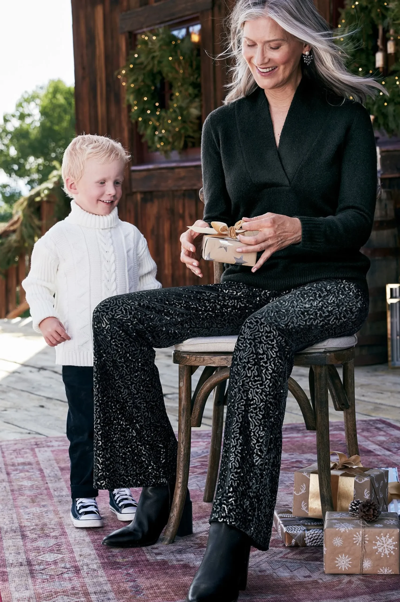 Everyday Styles|Sweaters & Cardigans-Soft Surroundings Meera Sweater Black