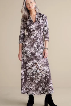 occasion dresses|maxi-Soft Surroundings Naima Dress Navy