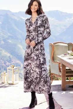 occasion dresses|maxi-Soft Surroundings Naima Dress Navy