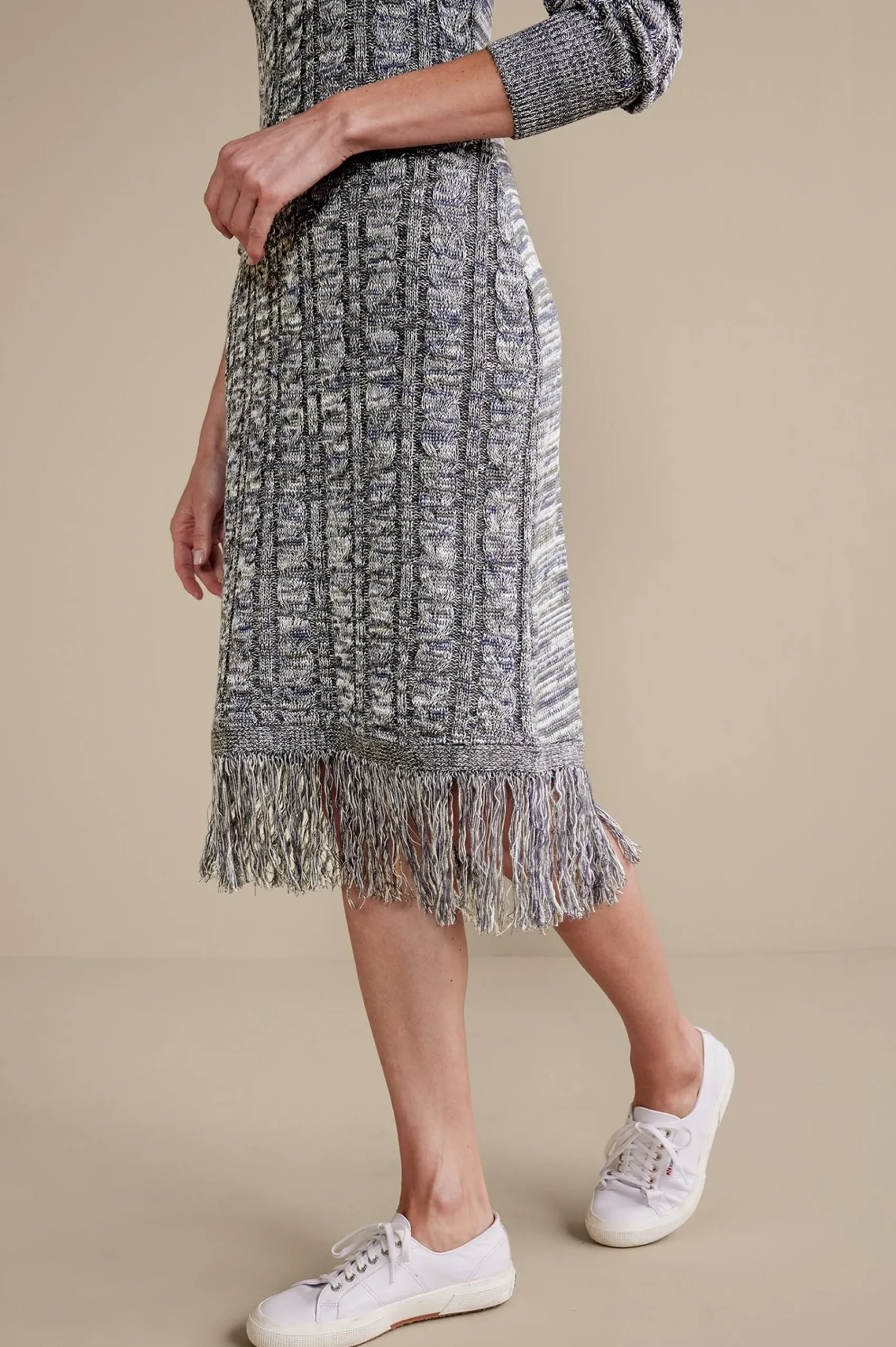 Everyday Styles|work to play-Soft Surroundings Neve Sweater Dress Charcoal Grey