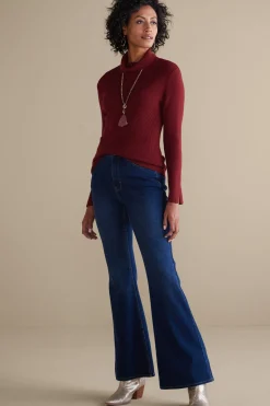 Everyday Styles|Sweaters & Cardigans-Soft Surroundings Nika Sweater Cabernet