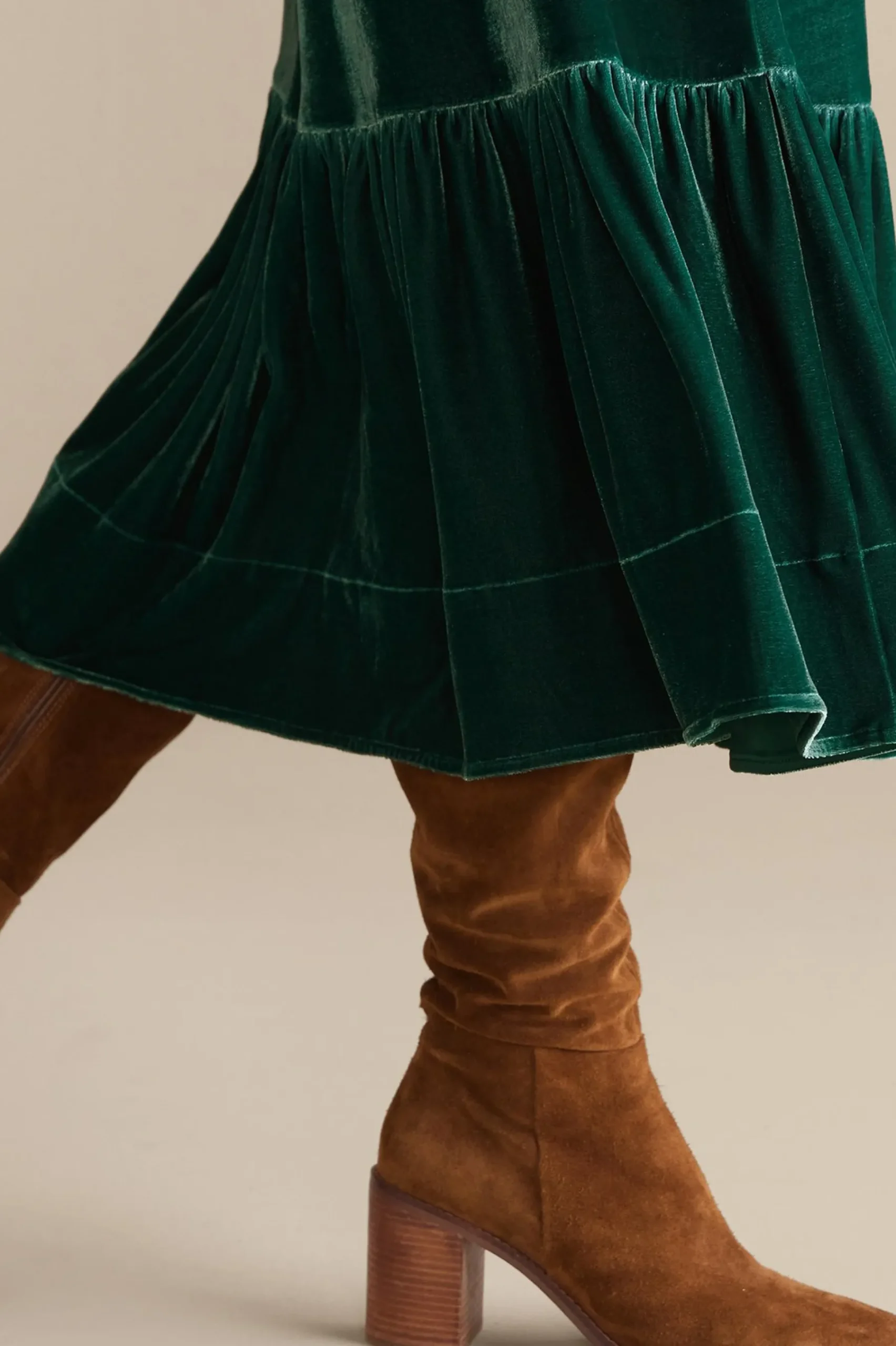 EVelvet Styles|Skirts-Soft Surroundings Noelle Velvet Skirt Black