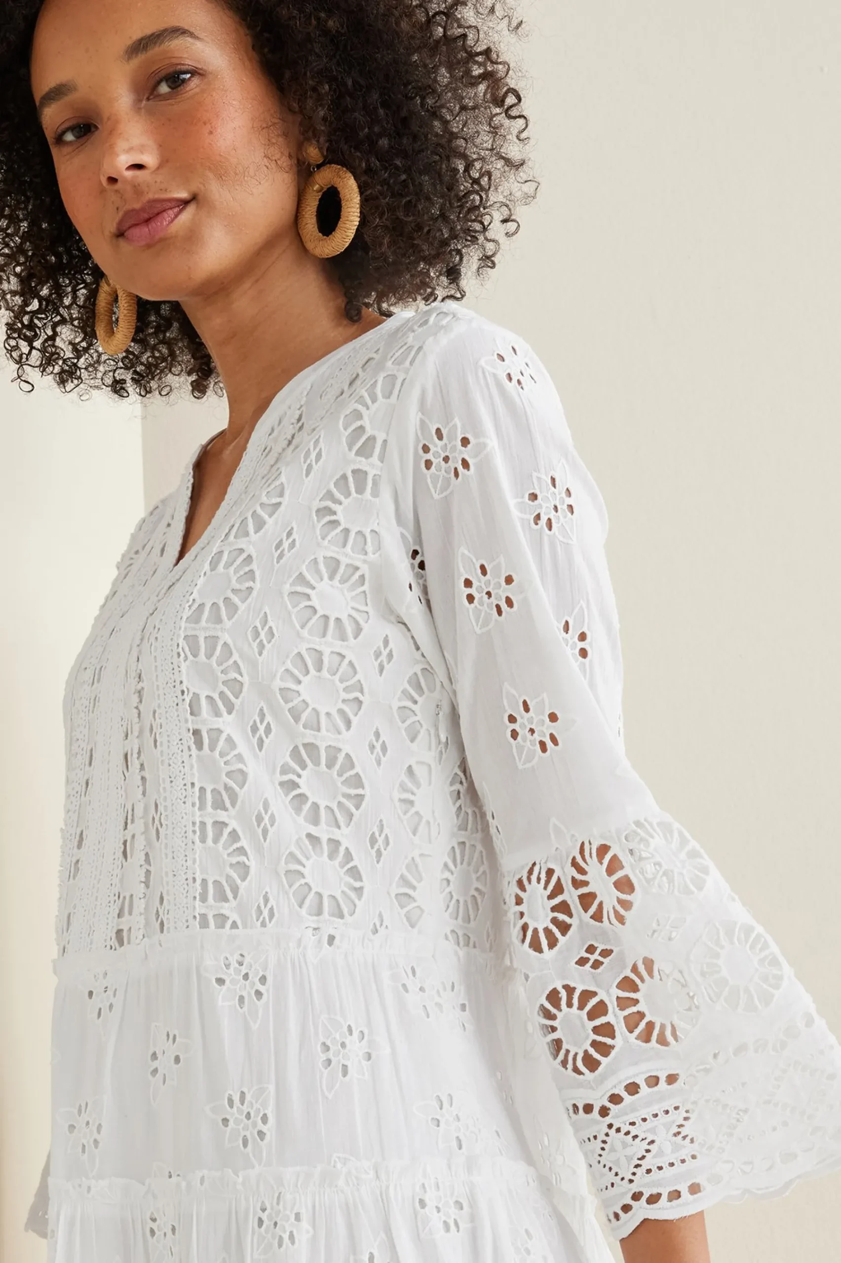 Feminine Flourish|Into The Blues-Soft Surroundings Petites Cordelia Short Dress Swedish Blue