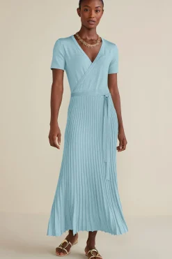 Into The Blues|Dresses-Soft Surroundings Petites Janelle Maxi Dress Aquatic Blue