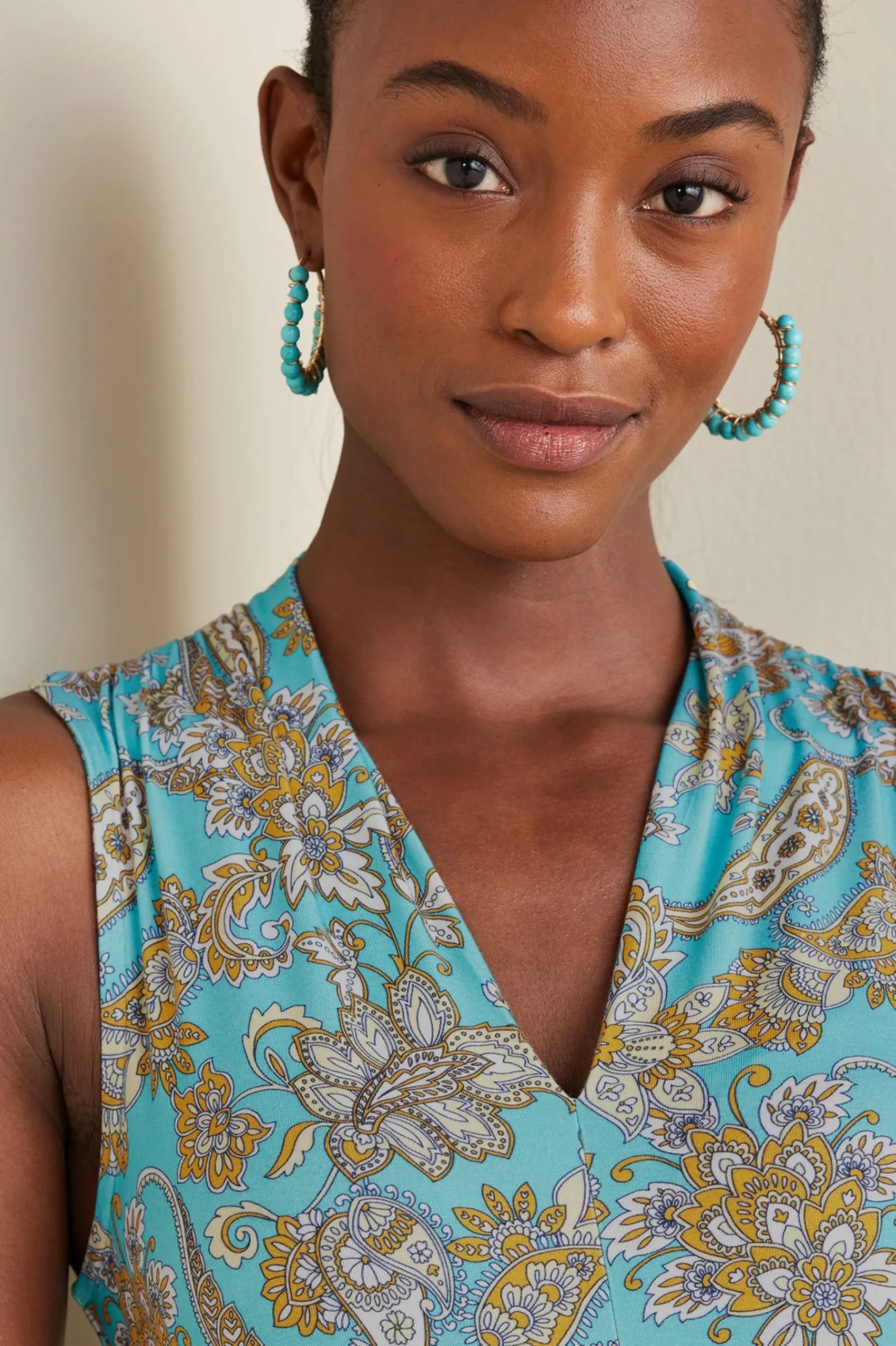 Into The Blues|The Floral Shop-Soft Surroundings Petites Lenora Knit Maxi Dress Porcelain Blue