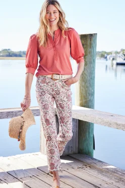 Feminine Flourish|Vacation Shop-Soft Surroundings Raylee Knit Pullover Rose
