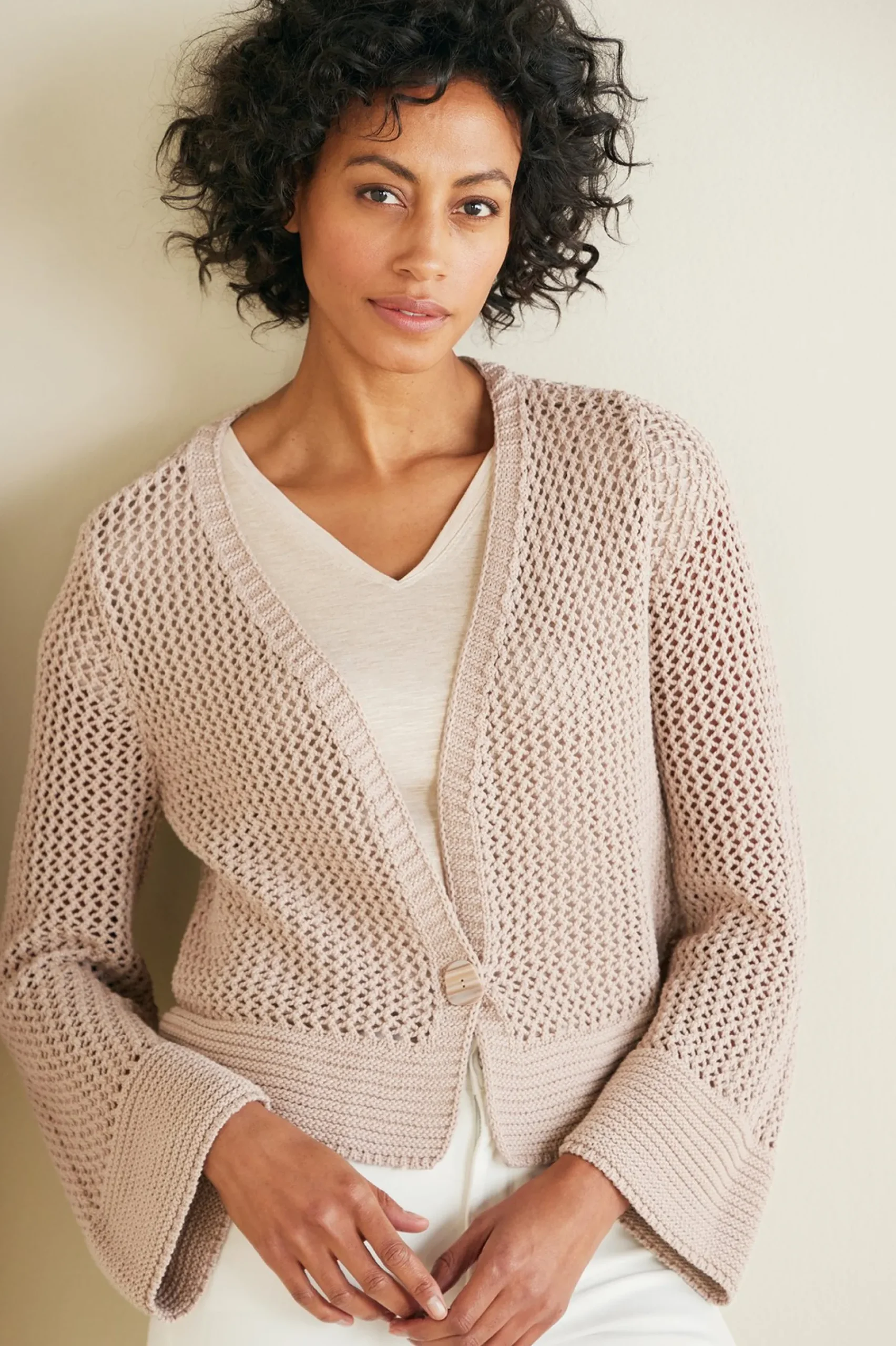 Feminine Flourish|Vacation Shop-Soft Surroundings Sakari Cardi White