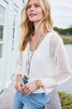 Feminine Flourish|Vacation Shop-Soft Surroundings Sakari Cardi White