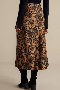 Feminine Flourish|Skirts-Soft Surroundings Samira Skirt Neutral Floral
