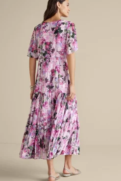 Feminine Flourish|vacation dresses-Soft Surroundings Santhia Maxi Dress Marseille Garden